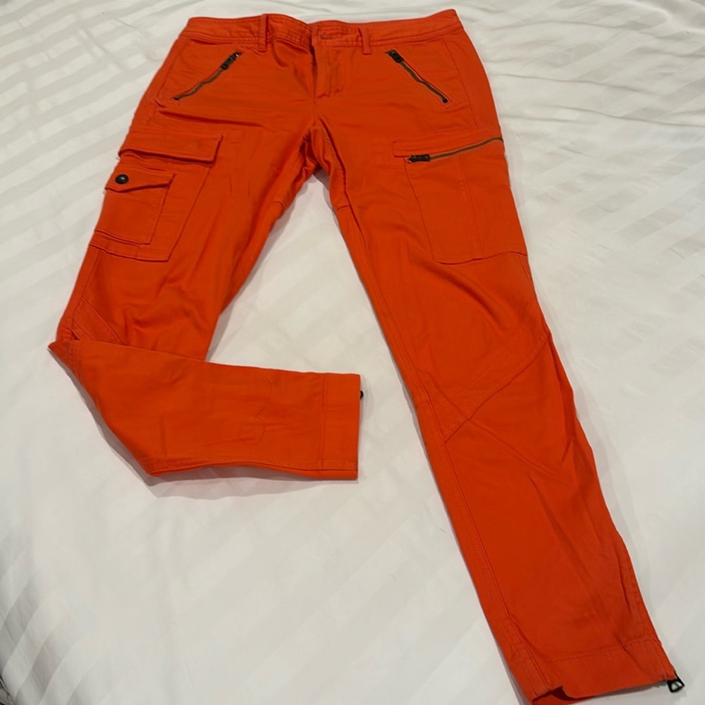 Polo by Ralph Lauren Orange Cropped Ankle Pants